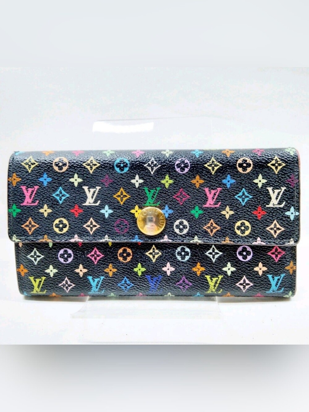Authentic Louis Vuitton LV Wallet/Clutch Portefeuille Sarah Grenade - Picture 4 of 16